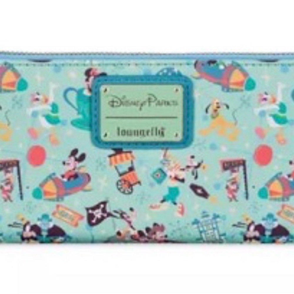 Loungefly Mint and Blue Wallet